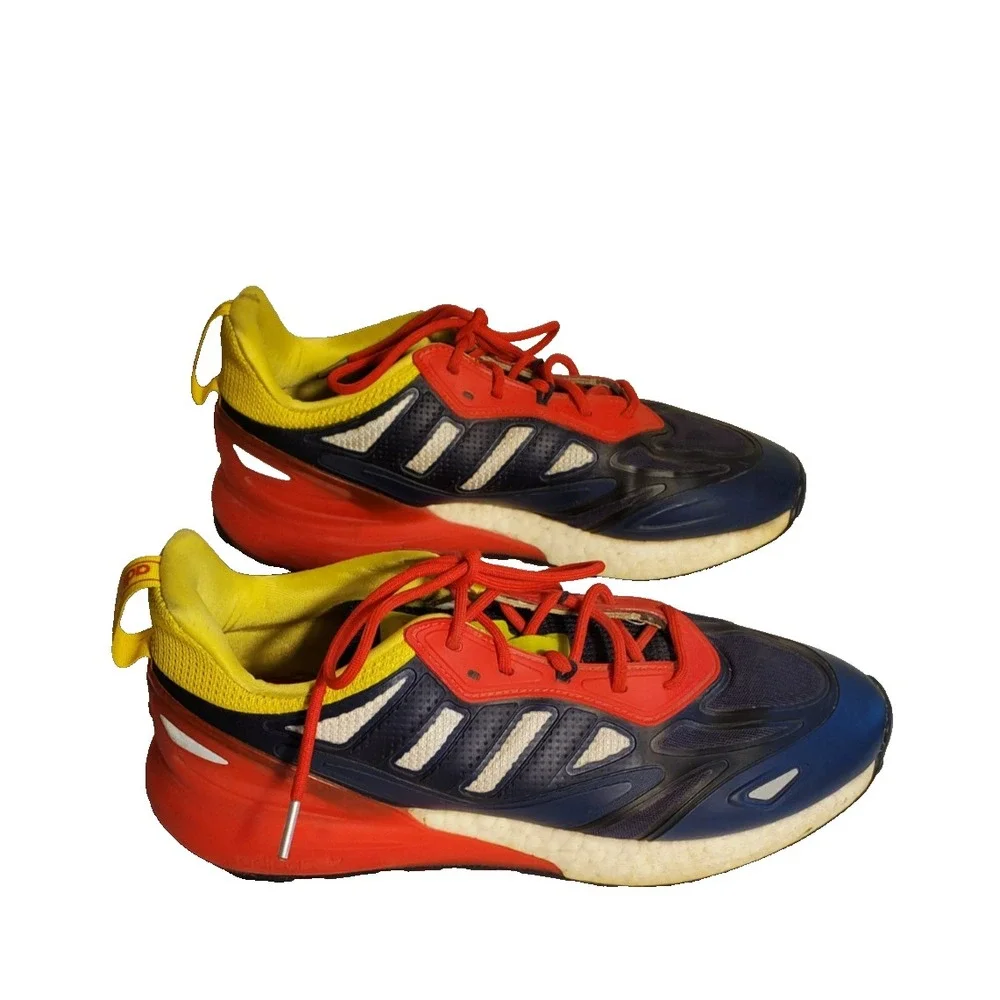 Adidas‎ 2K Boost 2.0 Navy Blue Red Yellow Men's Size 10 Running Shoe GY5797